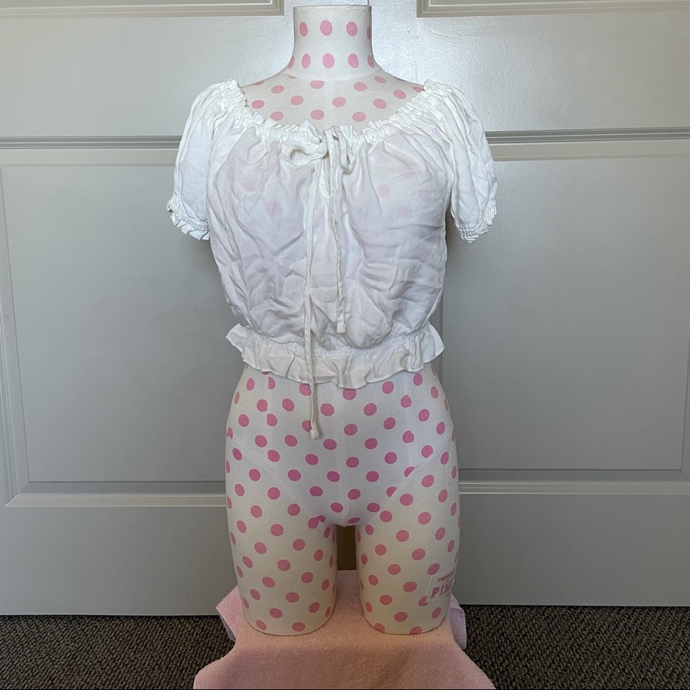 Brandy Melville White Crop Top